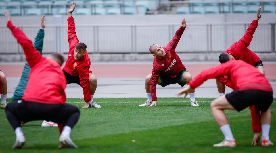 Тренировка на националния отбор на България1