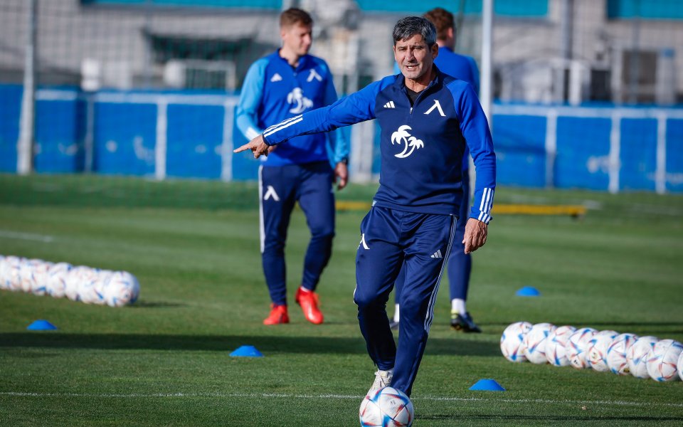 Тренировка на Левски