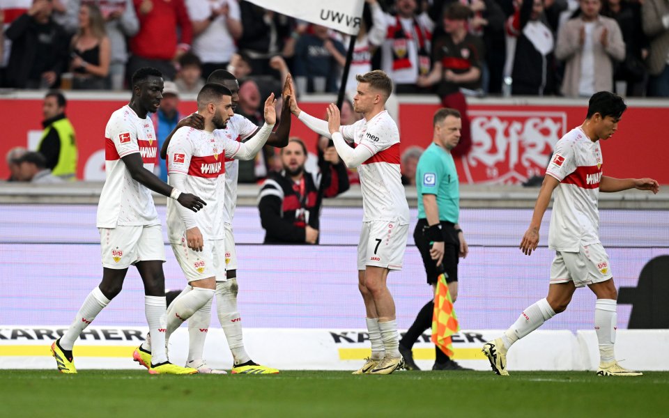 Щутгарт - Хайденхайм 3:3 / Първа Бундеслига, 27-и кръг, 31.03.2024 г.