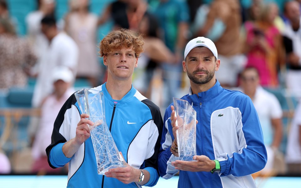 Григор Димитров - Яник Синер 0:2 сета / ATP 1000, Маями, финал, 31.03.2024 г.