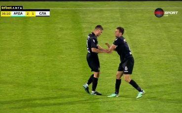 Кристиян Стоянов върна Славия в мача срещу Арда (видео)