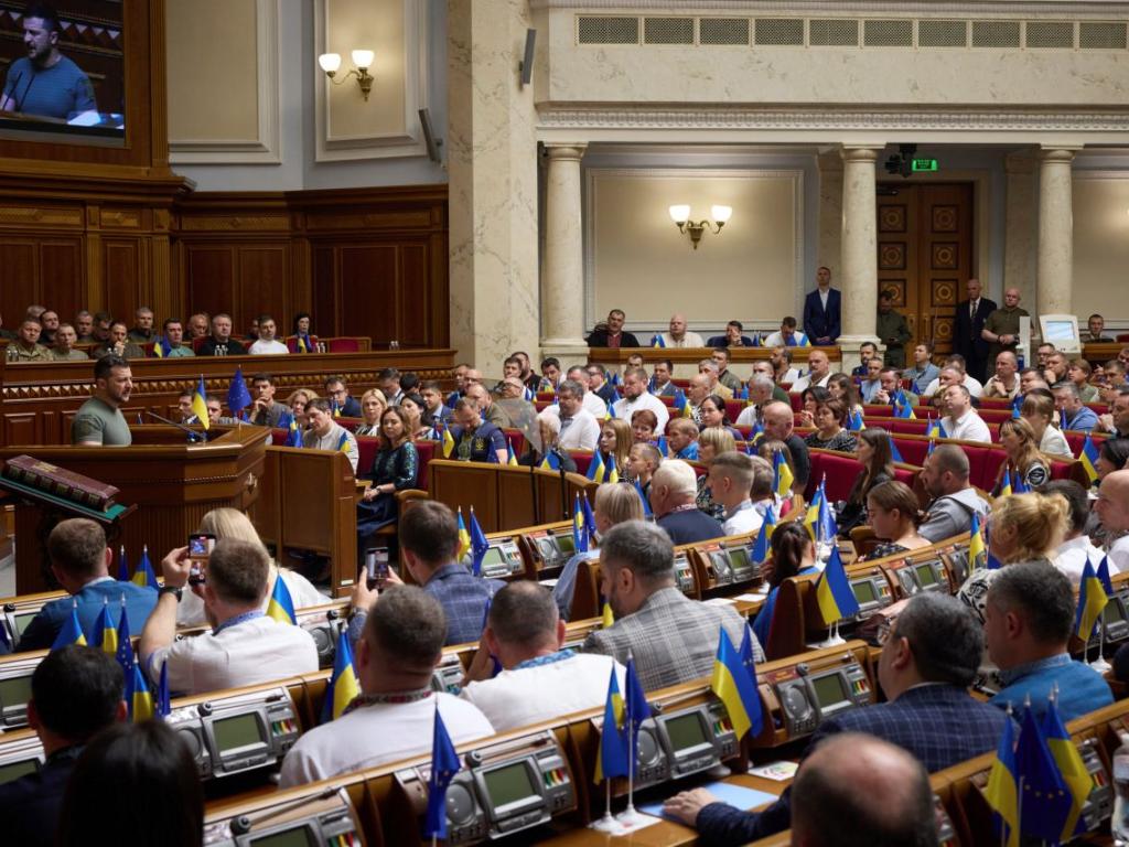 Украинската Върховна рада прие днес на второ четене закон който