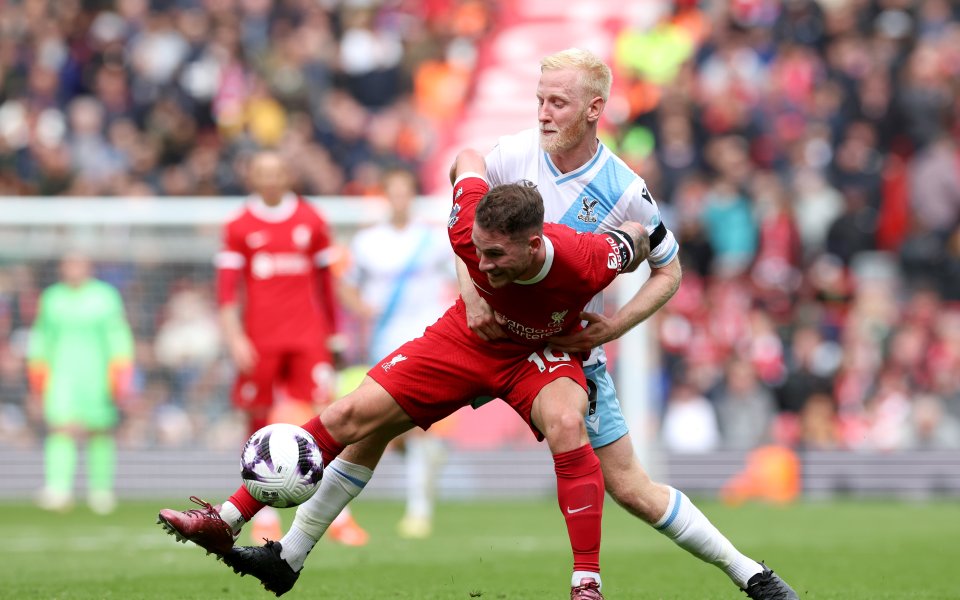 Ливърпул и Кристъл Палас игарят при резултат 0:1 в мач от