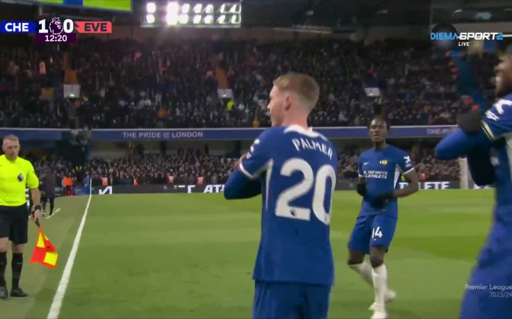 Шоуто на Коул Палмър срещу Евертън