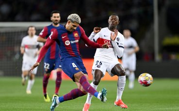 Барселона и Пари Сен Жермен играят при 1 0 в решителен четвъртфинален