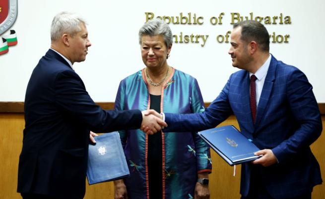 Еврокомисарят по вътрешни работи Илва Йохансон е на посещение в България