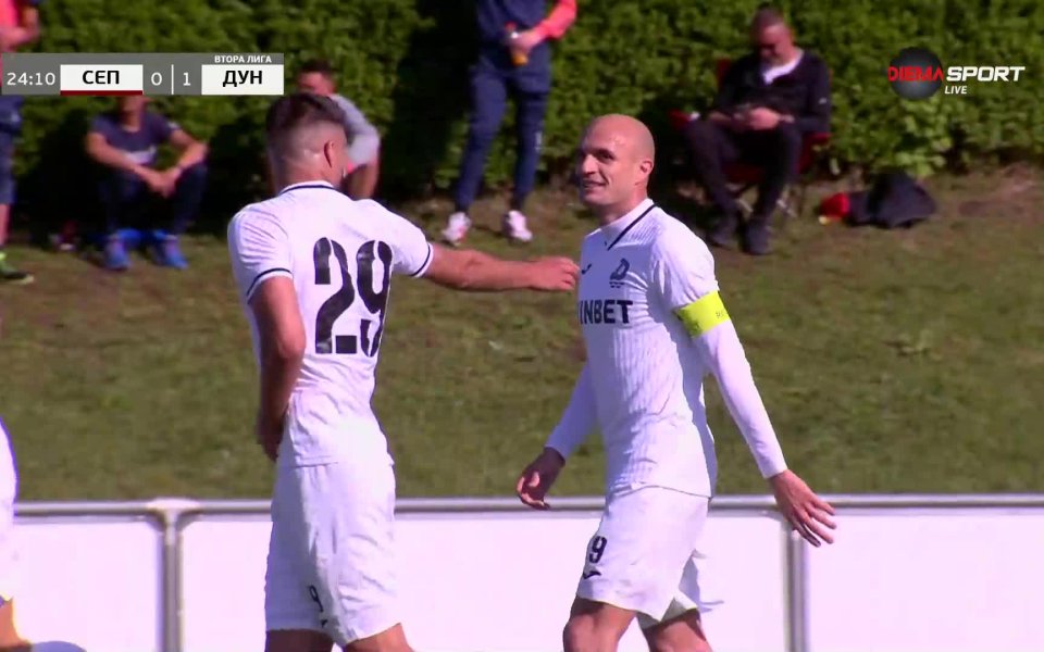 Дунав откри резултата в гостуването си на Септември в мач от