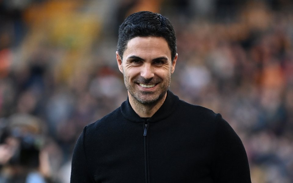 Мениджърът на Арсенал - Микел Артета, изведе отбора си до