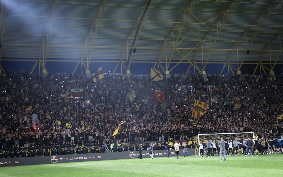 Празненства в Ботев Пловдив след триумфа над ЦСКА