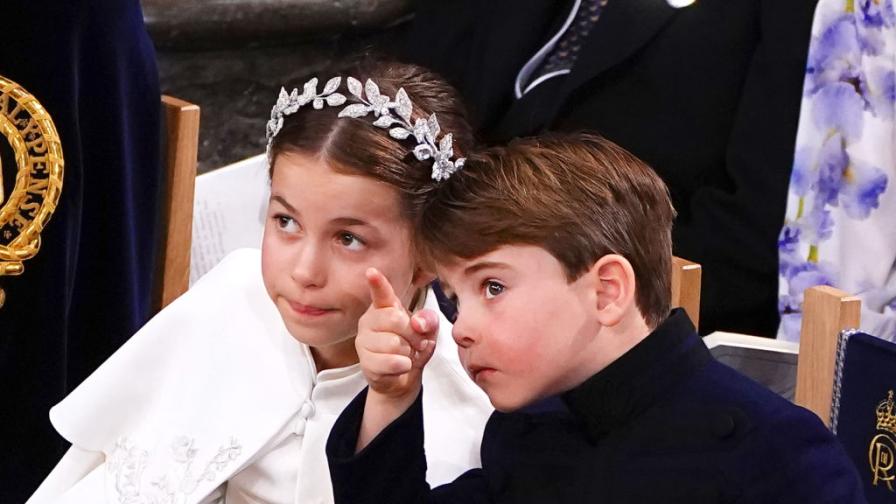 Принцеса Шарлот и принц Луис също гледаха в захлас финала на "Евро 2024"