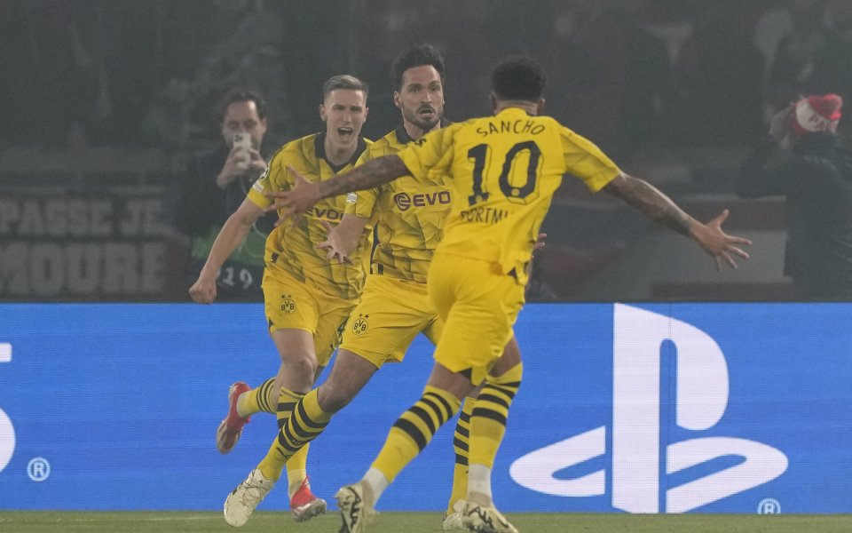 ПСЖ приема Борусия Дортмунд в реванш от полуфиналите на Шампионска