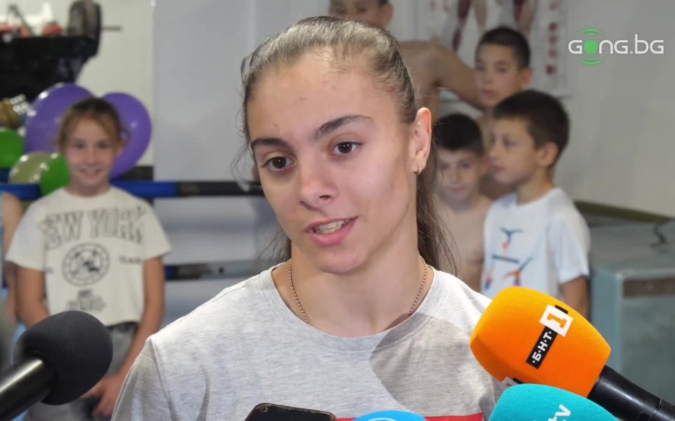 Най-добрата българска състезателка по спортна гимнастика - Валентина Георгиева, която