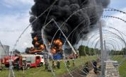 Украинска атака с дронове причини щети в руска петролна база близо до Черно море