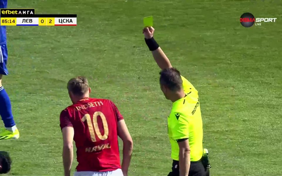 Звездата на ЦСКА Джонатан Линдсет е един от най-постоянните играчи