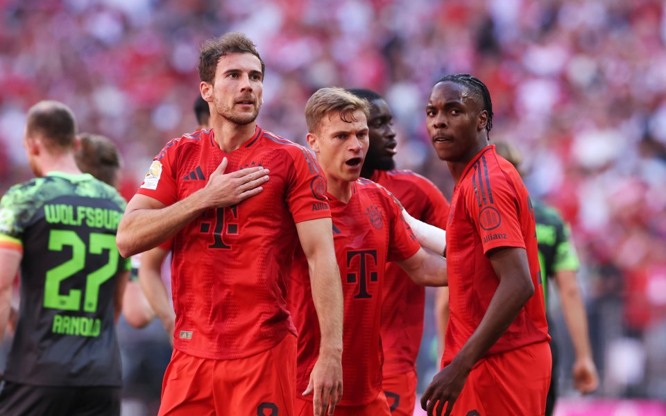 Байерн Мюнхен спечели с 2:0 срещата с Волфсбург от 33-тия