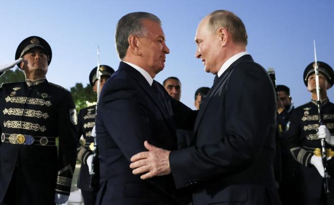 Владимир Путин на визита в Узбекистан