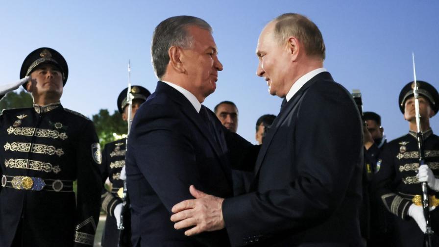 <p>Владимир Путин на визита в Узбекистан (СНИМКИ/ВИДЕО)</p>