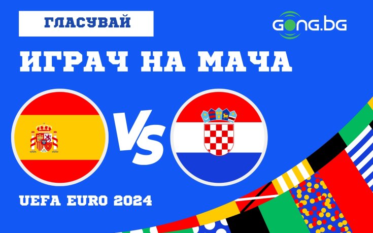 Гласувай за Играч на мача между Испания и Хърватия!