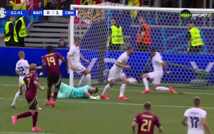 Белгия не може да вкара - словаците изчистиха от голлинията