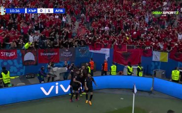 Албания води на Хърватия с 1 0 след първото полувреме   a