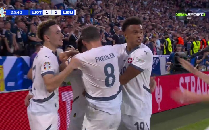 Шакири възстанови равенството след невероятно изпълнение