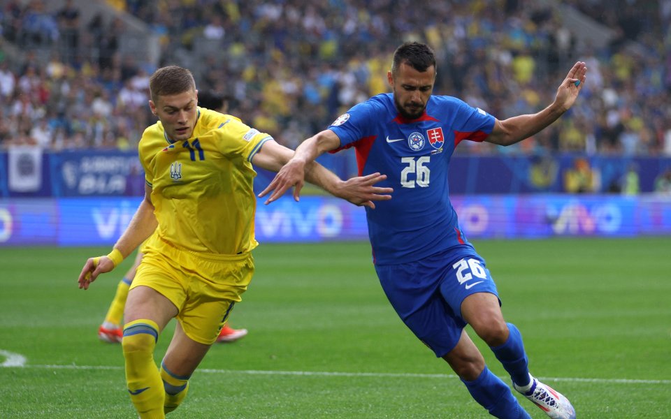 Словакия и Украйна ще премерят сили в мач от група