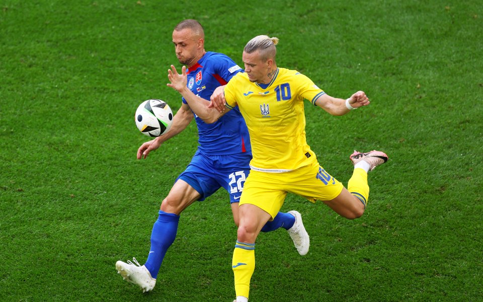 Словакия и Украйна ще премерят сили в мач от група