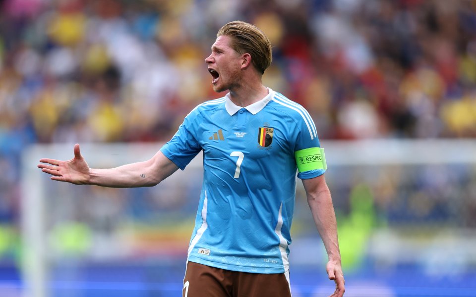 Звездата на Белгия Кевин де Бройне говори след равенството на