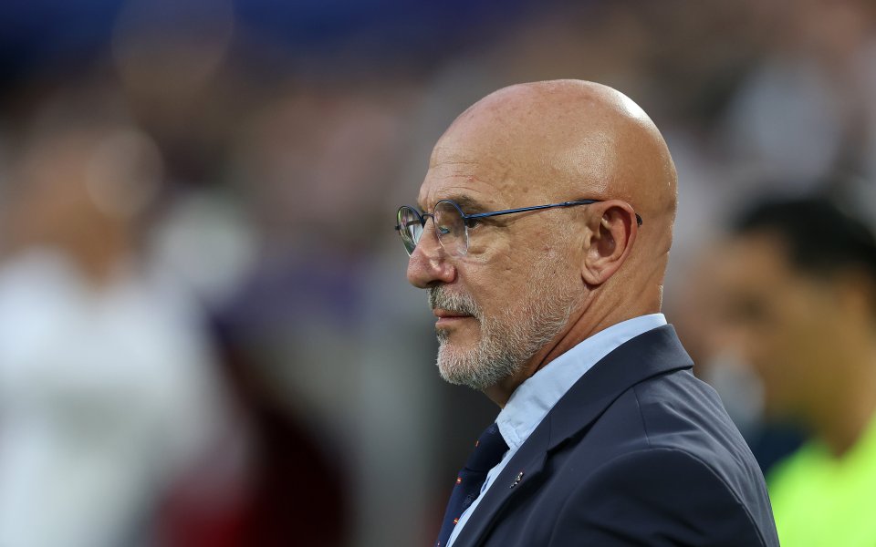 Селекционерът на Испания - Луис де ла Фуенте, остана много