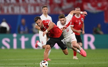 Австрия и Турция играят при резултат 0 2 в мач