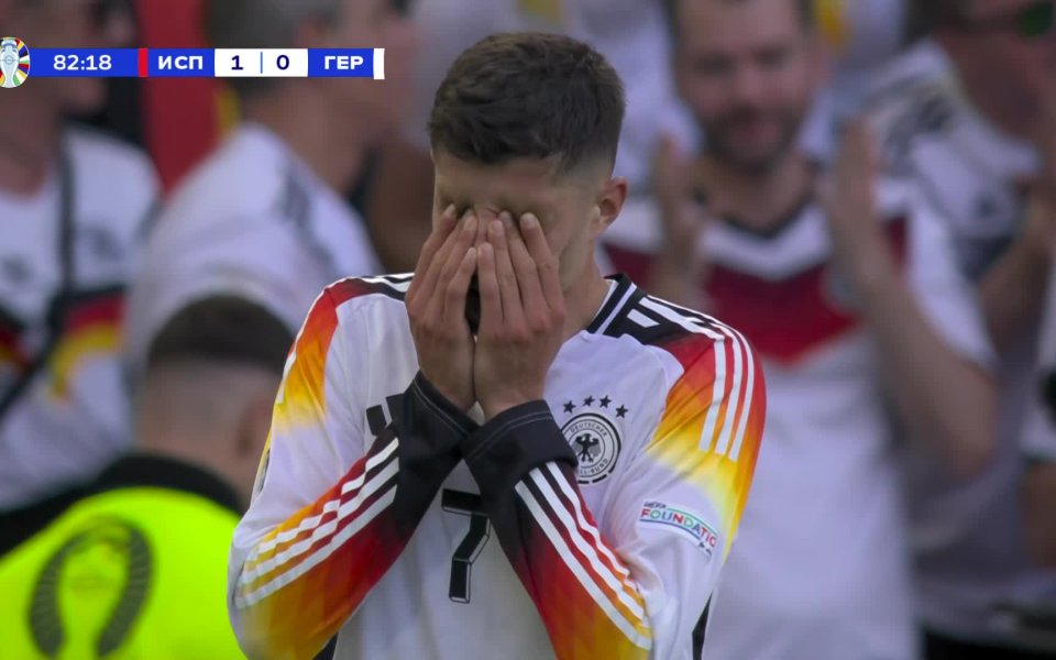 Германия пропусна да накаже грешка на Унай Симон и да