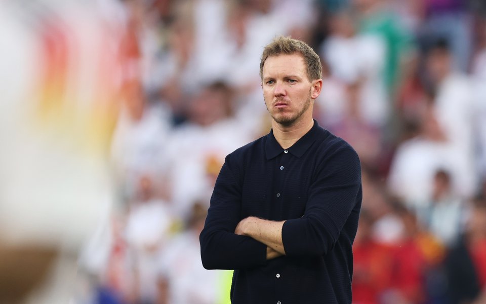 Селекционерът на Германия Юлиан Нагелсман говори след загубата с 1:2