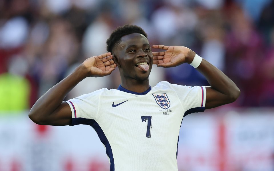 Един от героите за Англия – Букайо Сака, беше много