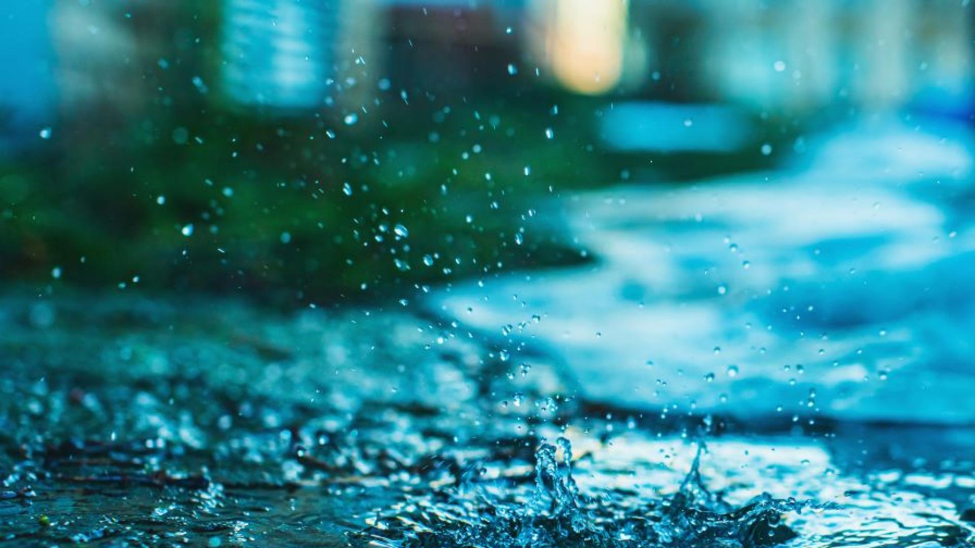 Проливният дъжд, който валя през цялата нощ в района на