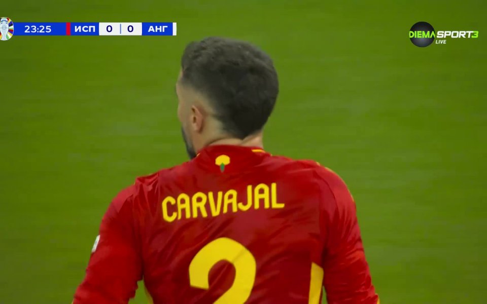 Испания и Англия играят при 0:0 след първото полувреме във