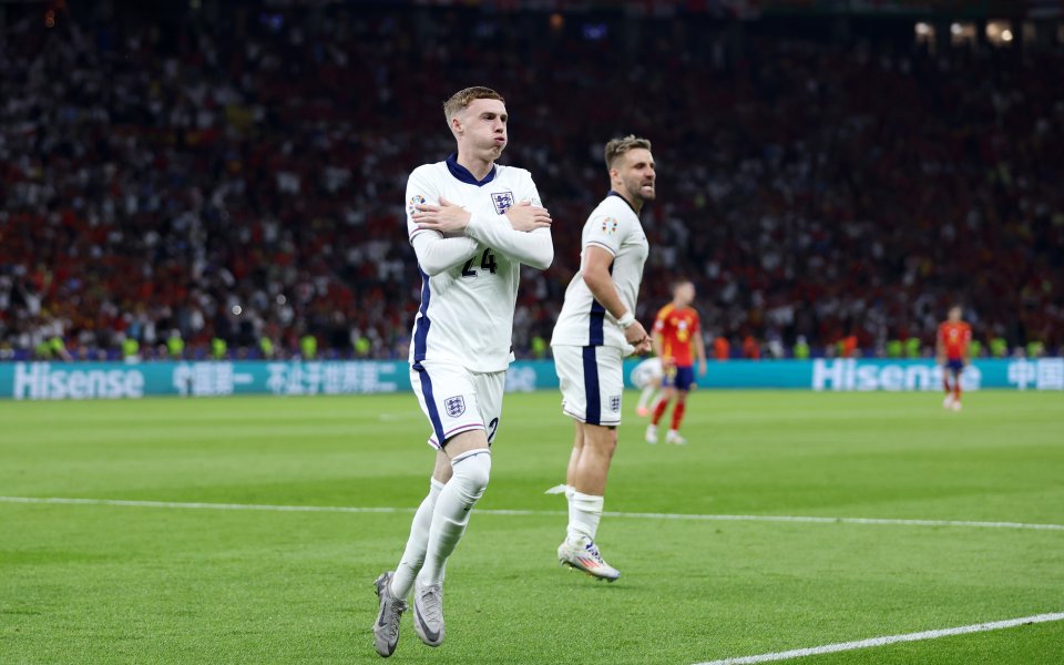 Испания и Англия играят при резултат 1:1 в големия финал на