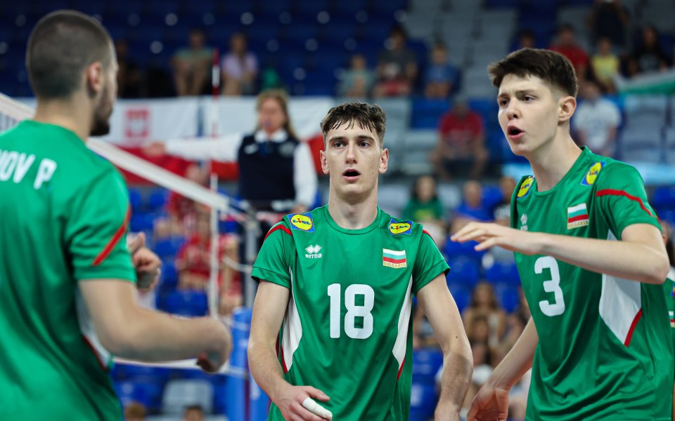 България - Полша 1:3 гейма / Европейско първенство по волейбол до 18 години, 18.07.2024 г.