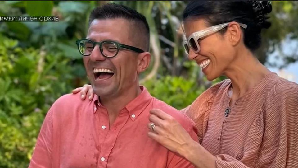 Синът на Андрей Арнаудов и Емануела Толева – Васил, отпразнува