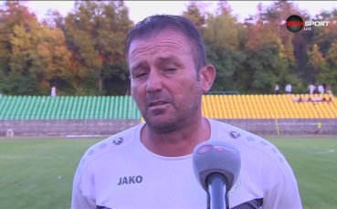 Жечев след 1:6: Излязохме притеснени