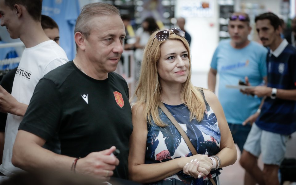 Илиан Илиев и футболисти от националния отбор се срещнаха с феновете, 07.09.2024 г.