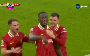 Уулвърхемптън - Ливърпул 0:1 /първо полувреме/