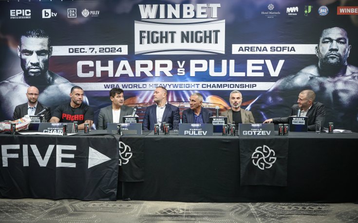 Пресконференция на Кубрат Пулев и Махмуд Чар преди големия сблъсък