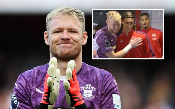 Жестът на вратаря на Саутхемптън, за който феновете на Арсенал говорят