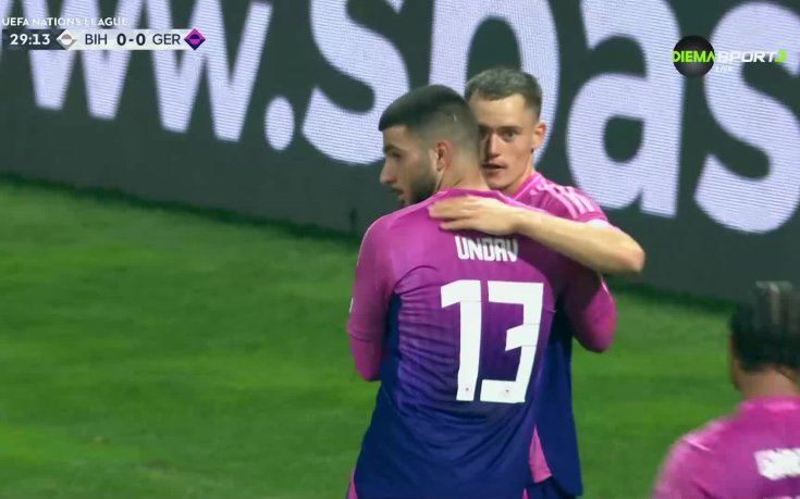 Германия повежда с гол на Ундав