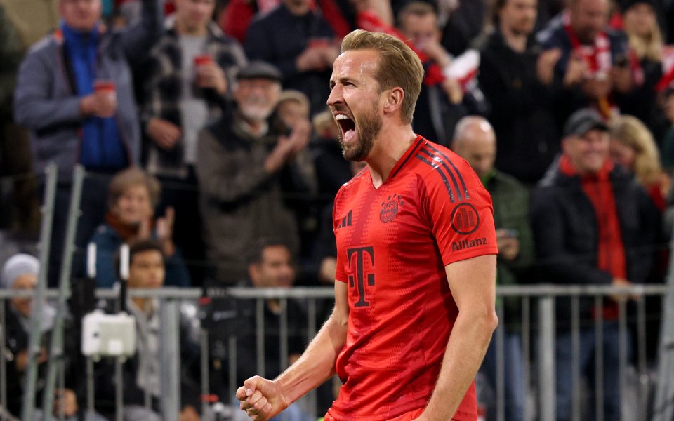 Хари Кейн блесна с хеттрик при разгром на Байерн Мюнхен над Щутгарт