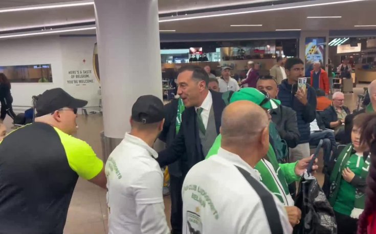 Посрещнаха радушно Лудогорец в Брюксел