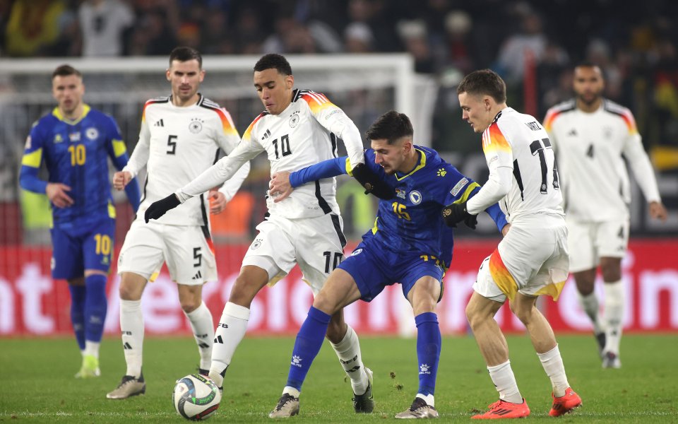 Германия и Босна и Херцеговина играят при 7:0 в мач