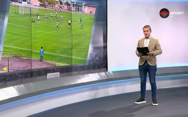 Айвън Ангелов с най-красивото попадение във Втора лига