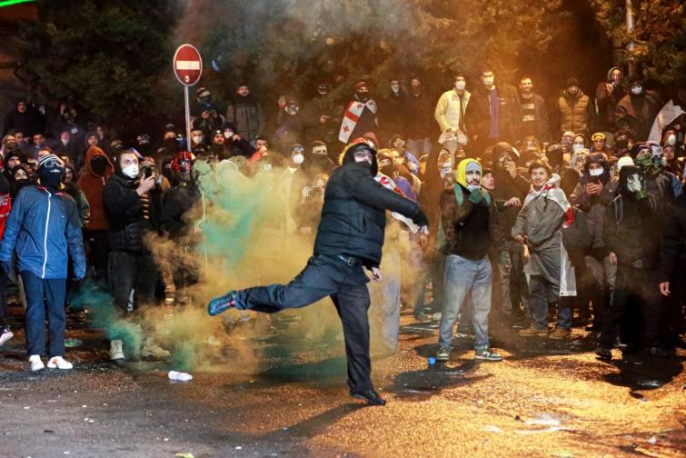 Масови протести в Грузия