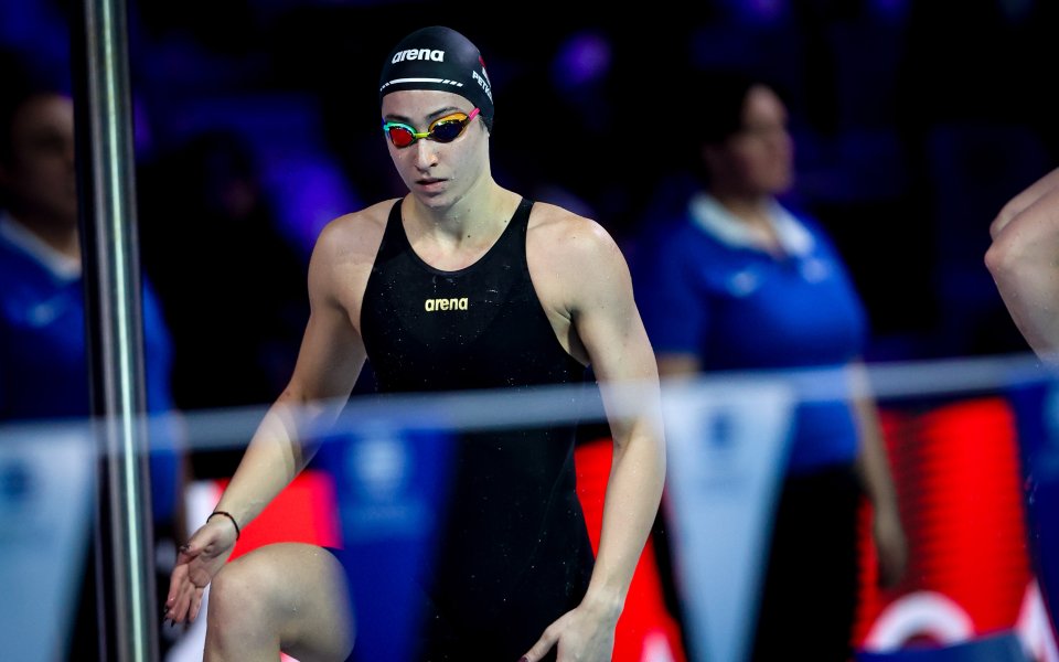 Диана Петкова завърши десета в полуфиналите на 100 метра съчетано плуване